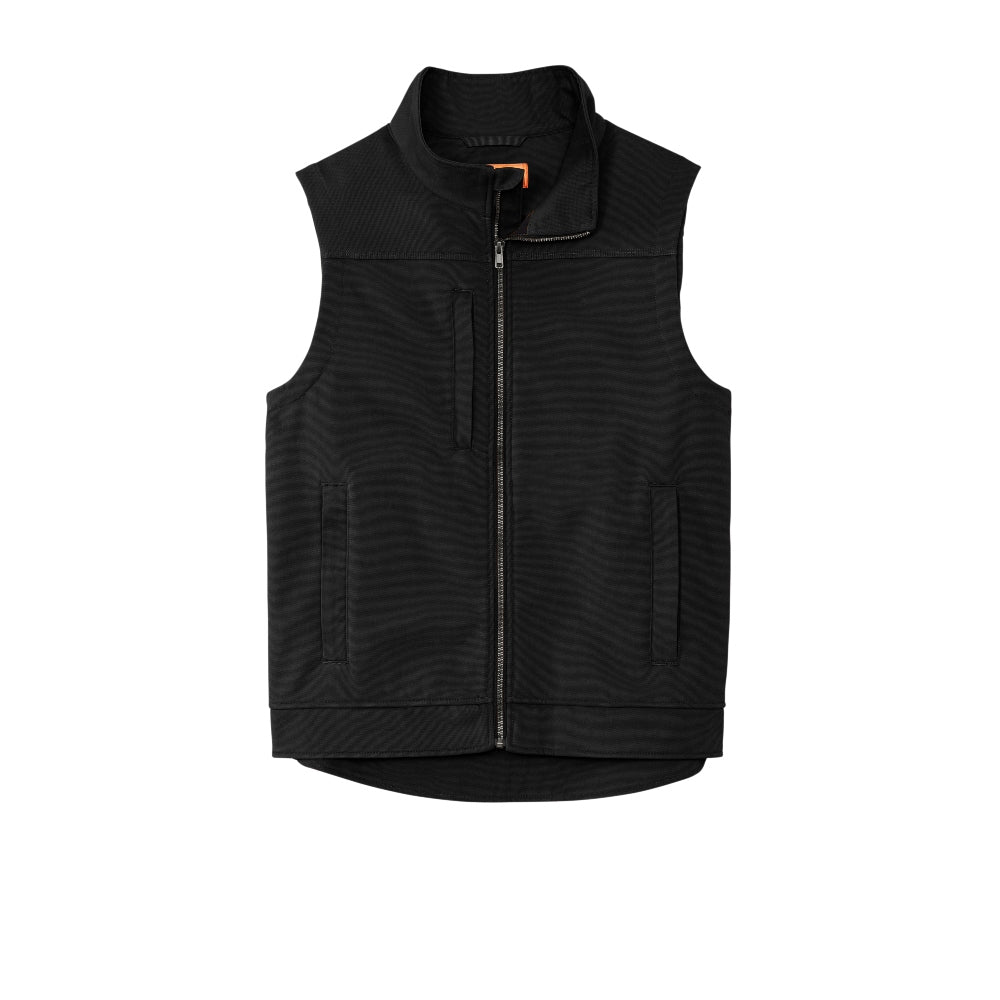 CornerStone® Duck Bonded Soft Shell Vest - Black