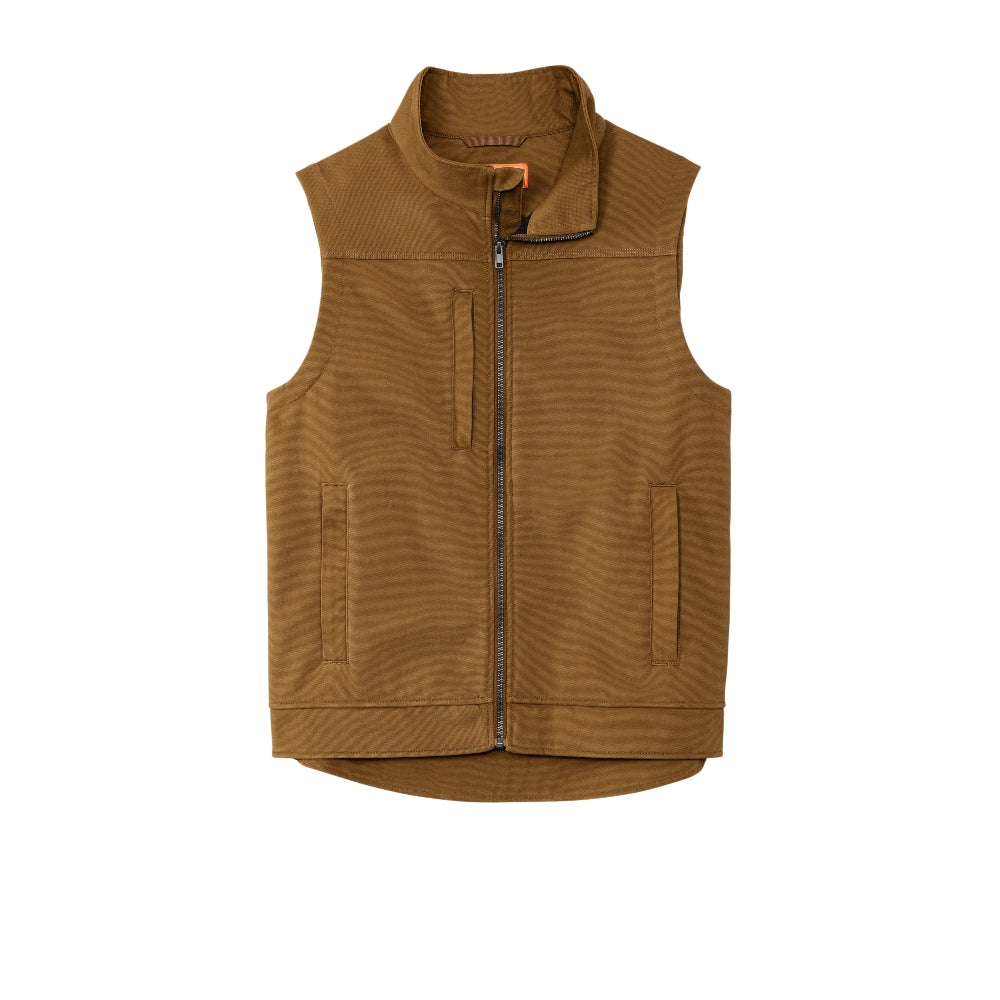 CornerStone® Duck Bonded Soft Shell Vest - Duck Brown
