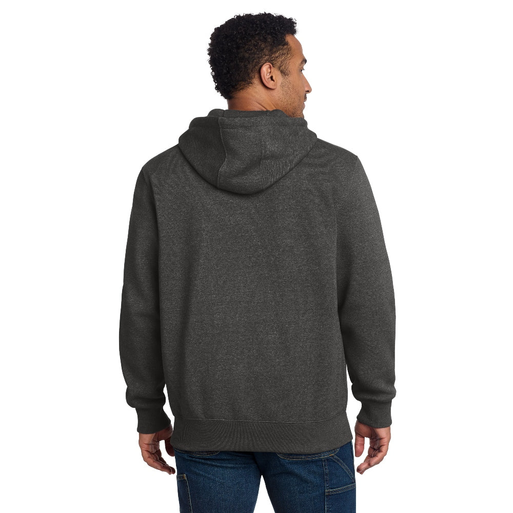 Carhartt® Rain Defender® Paxton Heavyweight Hooded Zip-Front Sweatshirt - Carbon Heather