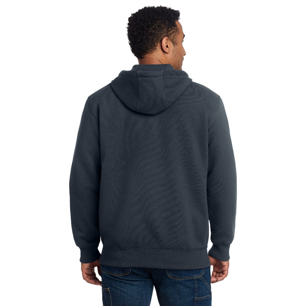 Carhartt® Rain Defender® Paxton Heavyweight Hooded Zip-Front Sweatshirt - New Navy