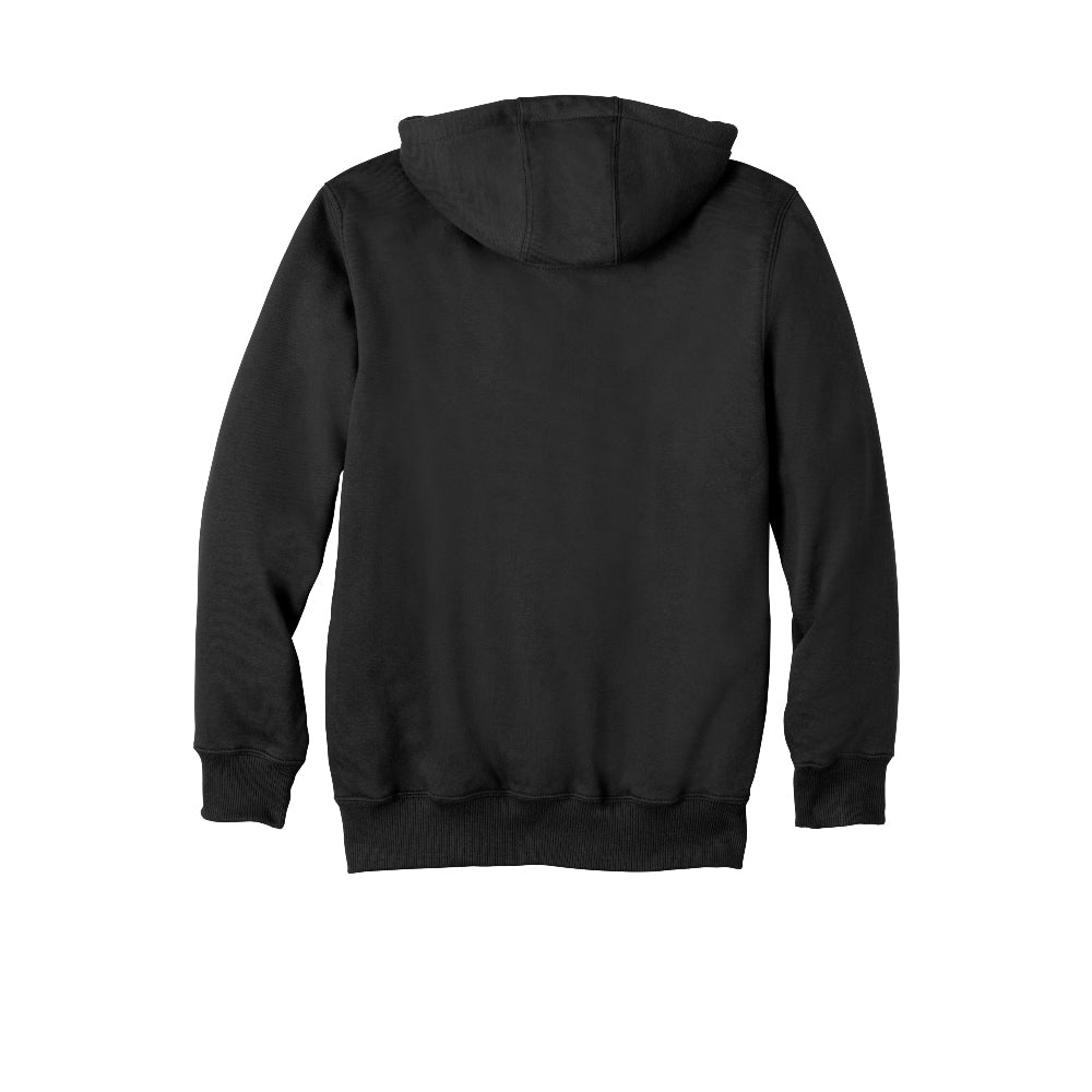Carhartt® Rain Defender® Paxton Heavyweight Hooded Zip-Front Sweatshirt - Black