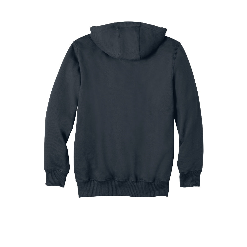 Carhartt® Rain Defender® Paxton Heavyweight Hooded Zip-Front Sweatshirt - New Navy