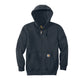 Carhartt® Rain Defender® Paxton Heavyweight Hooded Zip-Front Sweatshirt - New Navy