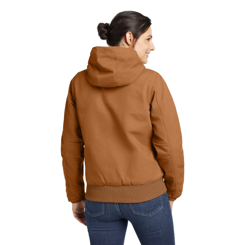 Carhartt® Women’s Washed Duck Active Jac - Carhartt Brown