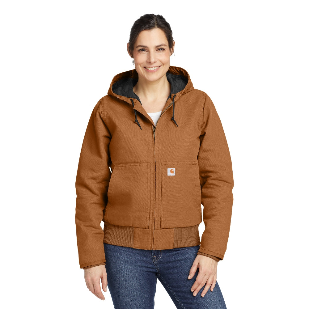 Carhartt® Women’s Washed Duck Active Jac - Carhartt Brown