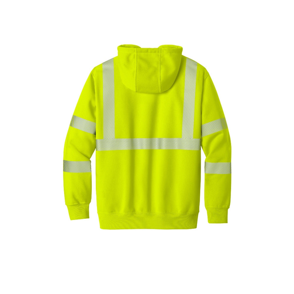 Carhartt® ANSI 107 Class 3 Hooded Sweatshirt - Brite Lime