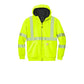 Carhartt® ANSI 107 Class 3 Lined Full-Zip Sweatshirt - Brite Lime
