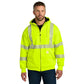 Carhartt® ANSI 107 Class 3 Lined Full-Zip Sweatshirt - Brite Lime
