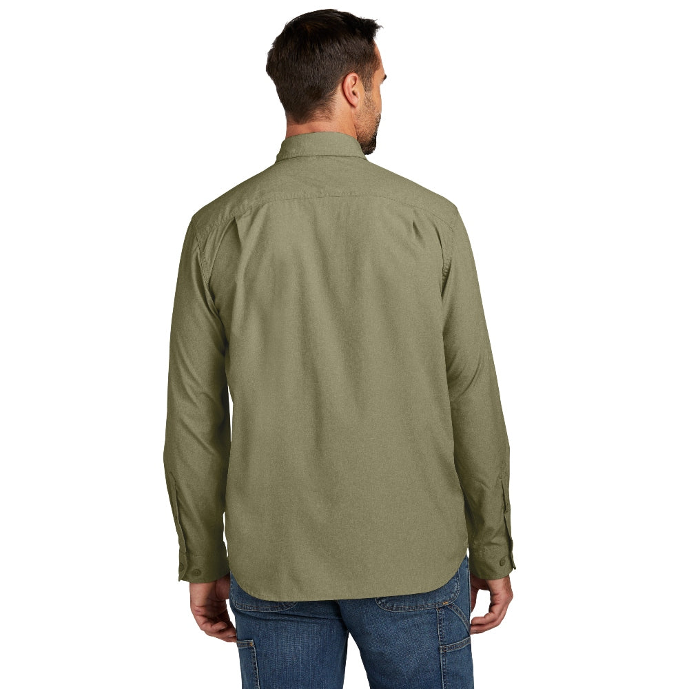 Carhartt Force® Solid Long Sleeve Shirt - Burnt Olive