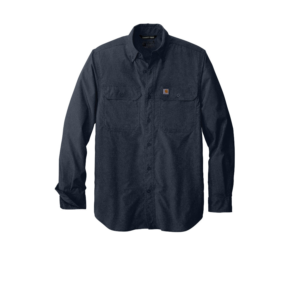 Carhartt Force® Solid Long Sleeve Shirt - Navy