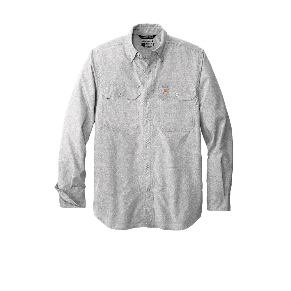 Carhartt Force® Solid Long Sleeve Shirt - Steel