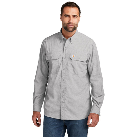 Carhartt Force® Solid Long Sleeve Shirt - Steel