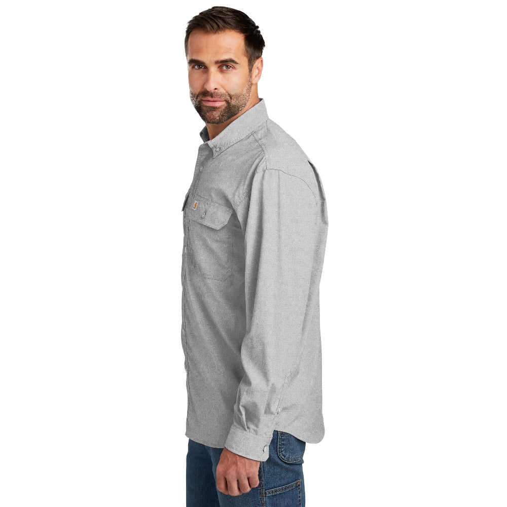 Carhartt Force® Solid Long Sleeve Shirt - Steel