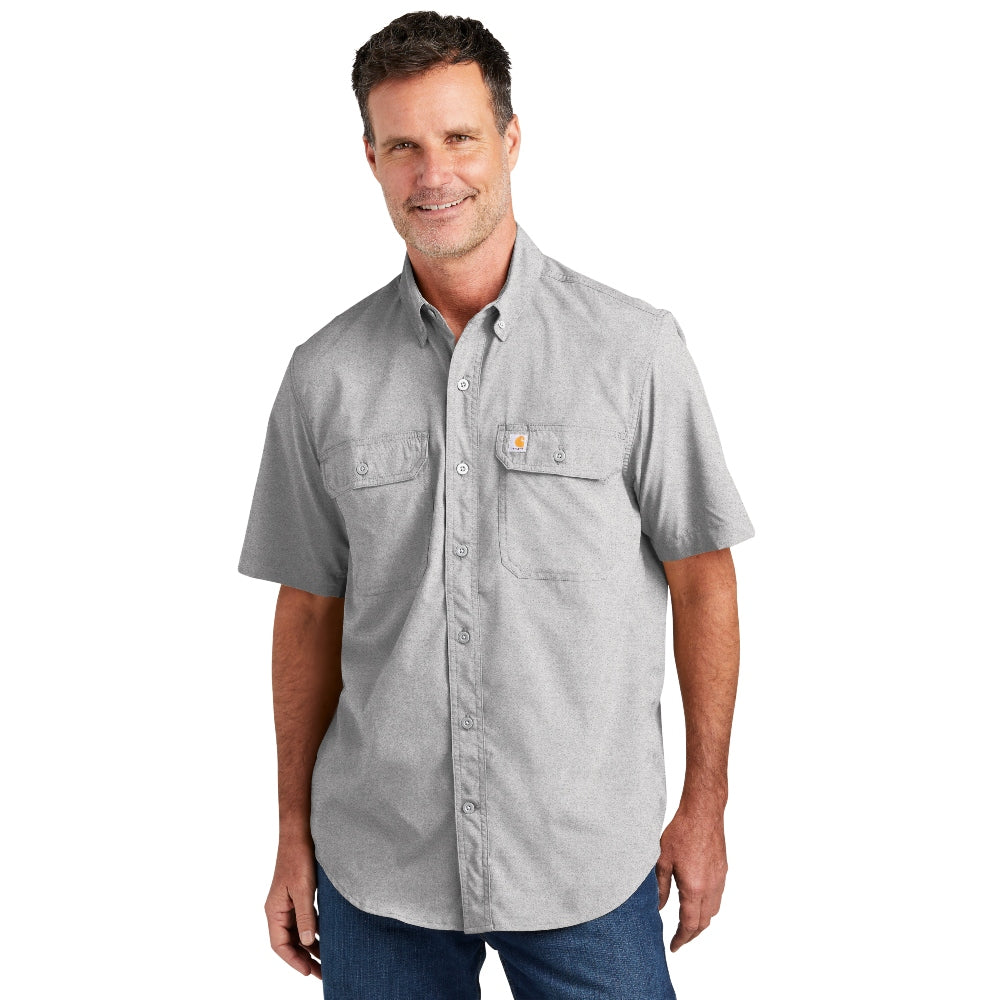Carhartt Force® Solid Short Sleeve Shirt - Steel