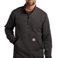 Carhartt® Midweight 1/4-Zip Mock Neck Sweatshirt - Carbon Heather