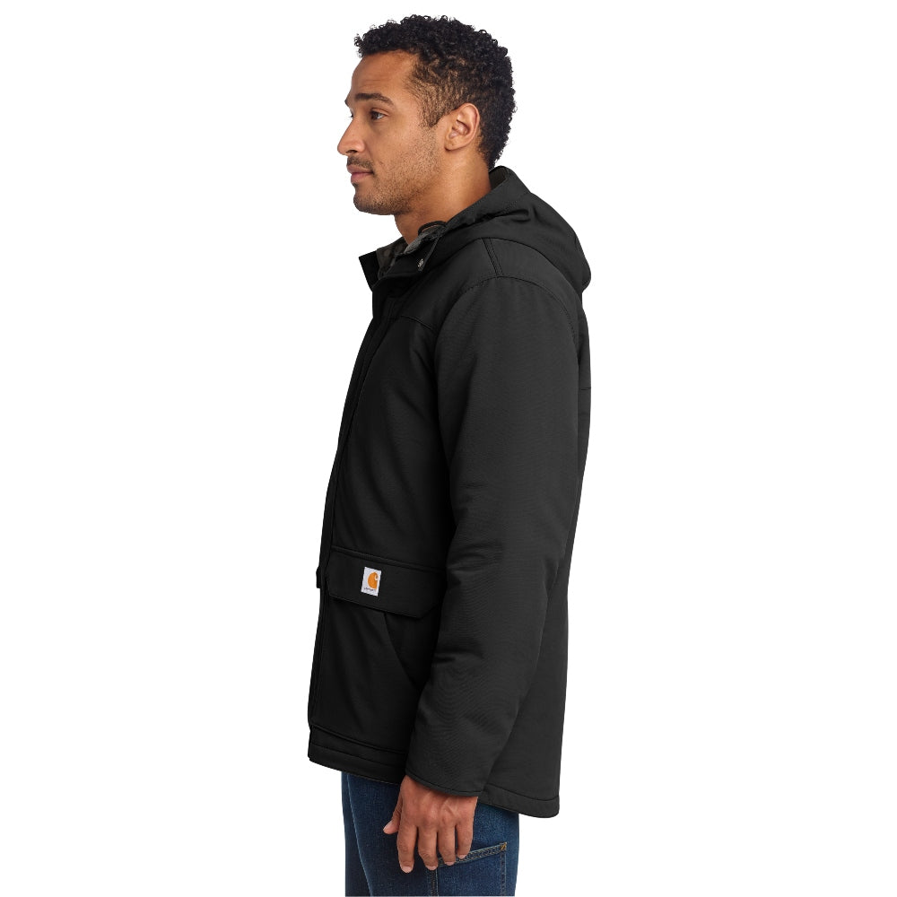 Carhartt® Super Dux™ Insulated Hooded Coat - Black
