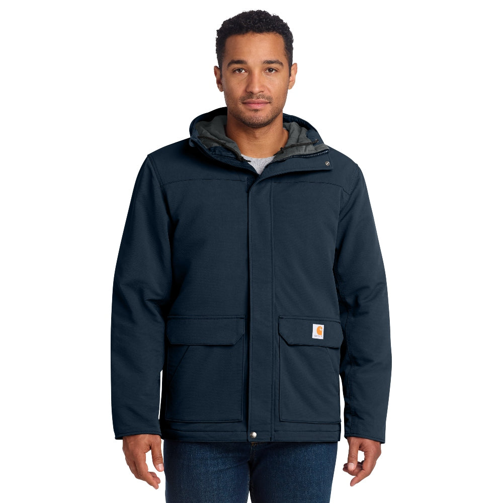 Carhartt® Super Dux™ Insulated Hooded Coat - Navy