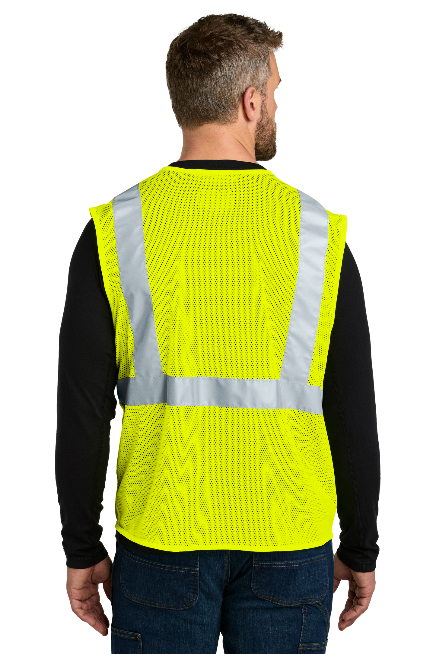 Carhartt® ANSI Class 2 Mesh Zip-Front Vest - Brite Lime