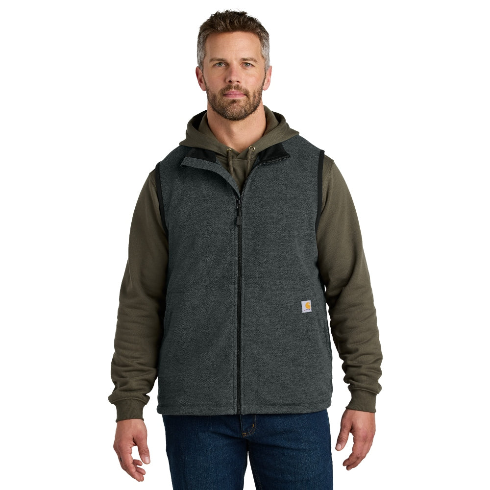 Carhartt® Textured Fleece Vest - Carbon Heather