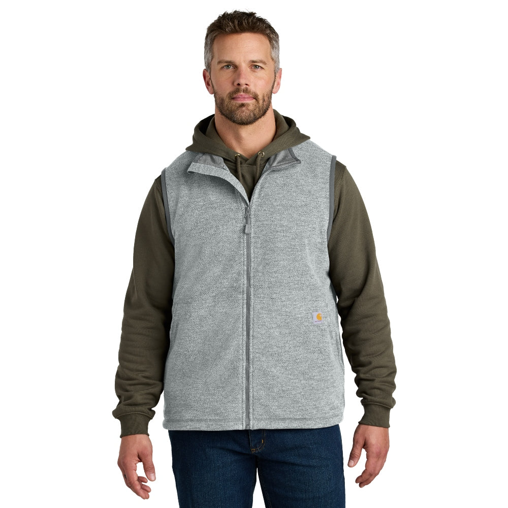 Carhartt® Textured Fleece Vest - Heather Grey