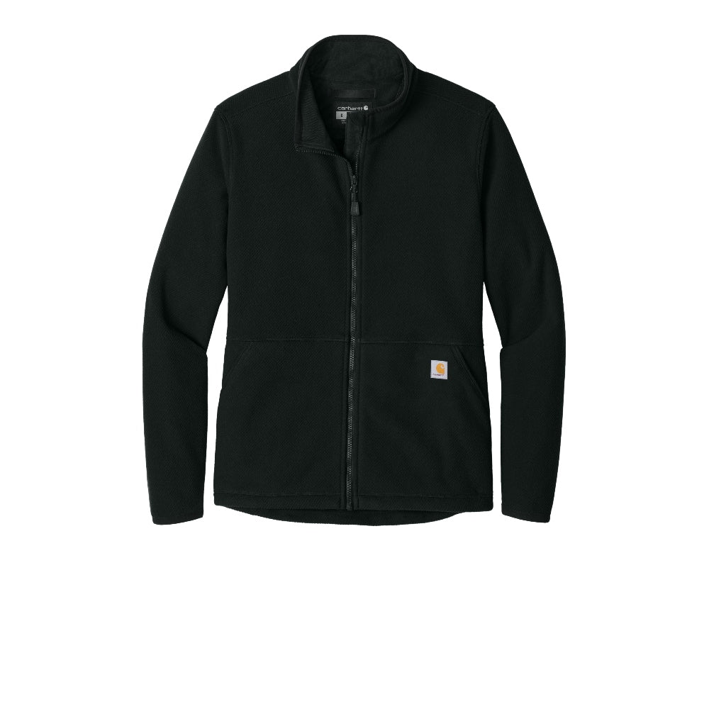 Carhartt® Women’s Textured Full-Zip Fleece Jacket - Black
