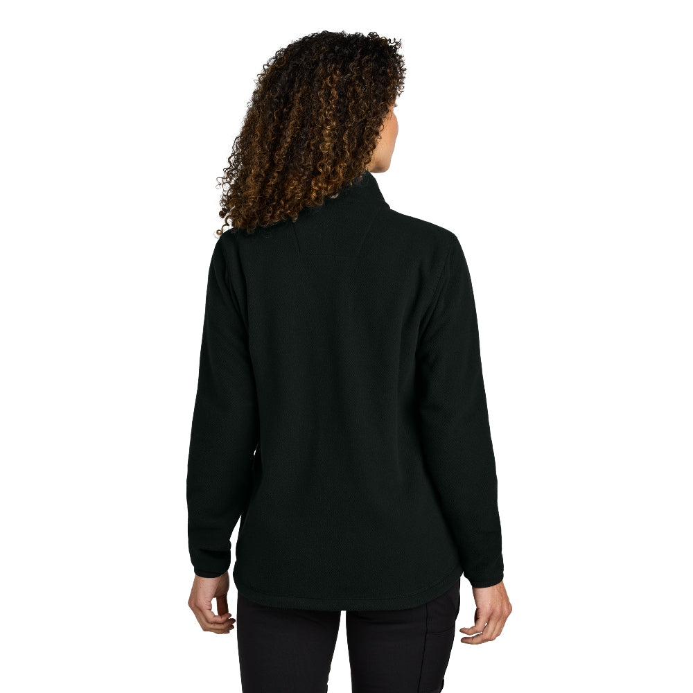 Carhartt® Women’s Textured Full-Zip Fleece Jacket - Black