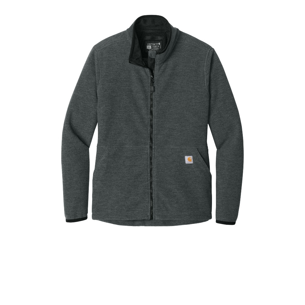 Carhartt® Women’s Textured Full-Zip Fleece Jacket - Carbon Heather