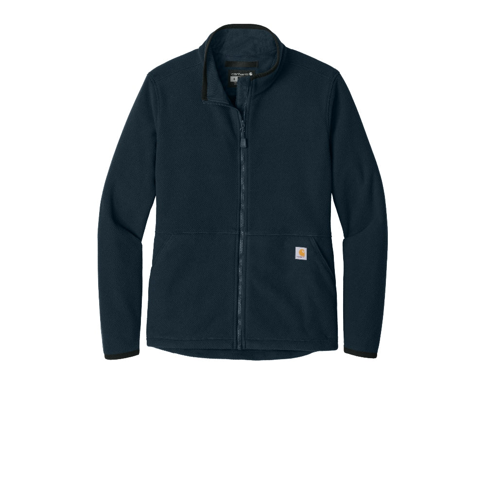 Carhartt® Women’s Textured Full-Zip Fleece Jacket - Navy
