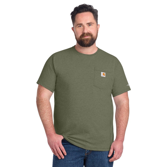 Carhartt Force® Short Sleeve Pocket T-Shirt - Basil Heather