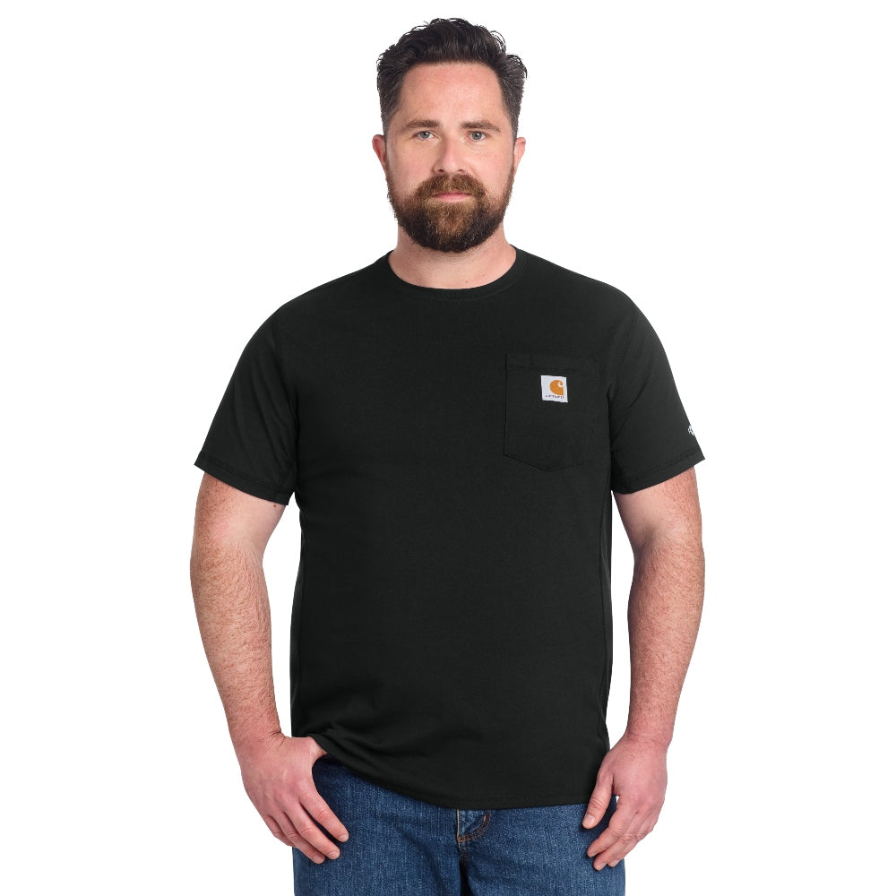 Carhartt Force® Short Sleeve Pocket T-Shirt - Black