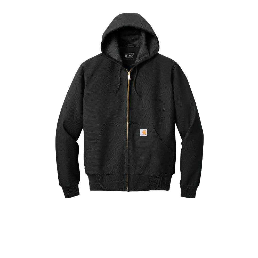 Carhartt® Thermal-Lined Duck Active Jacket - Black