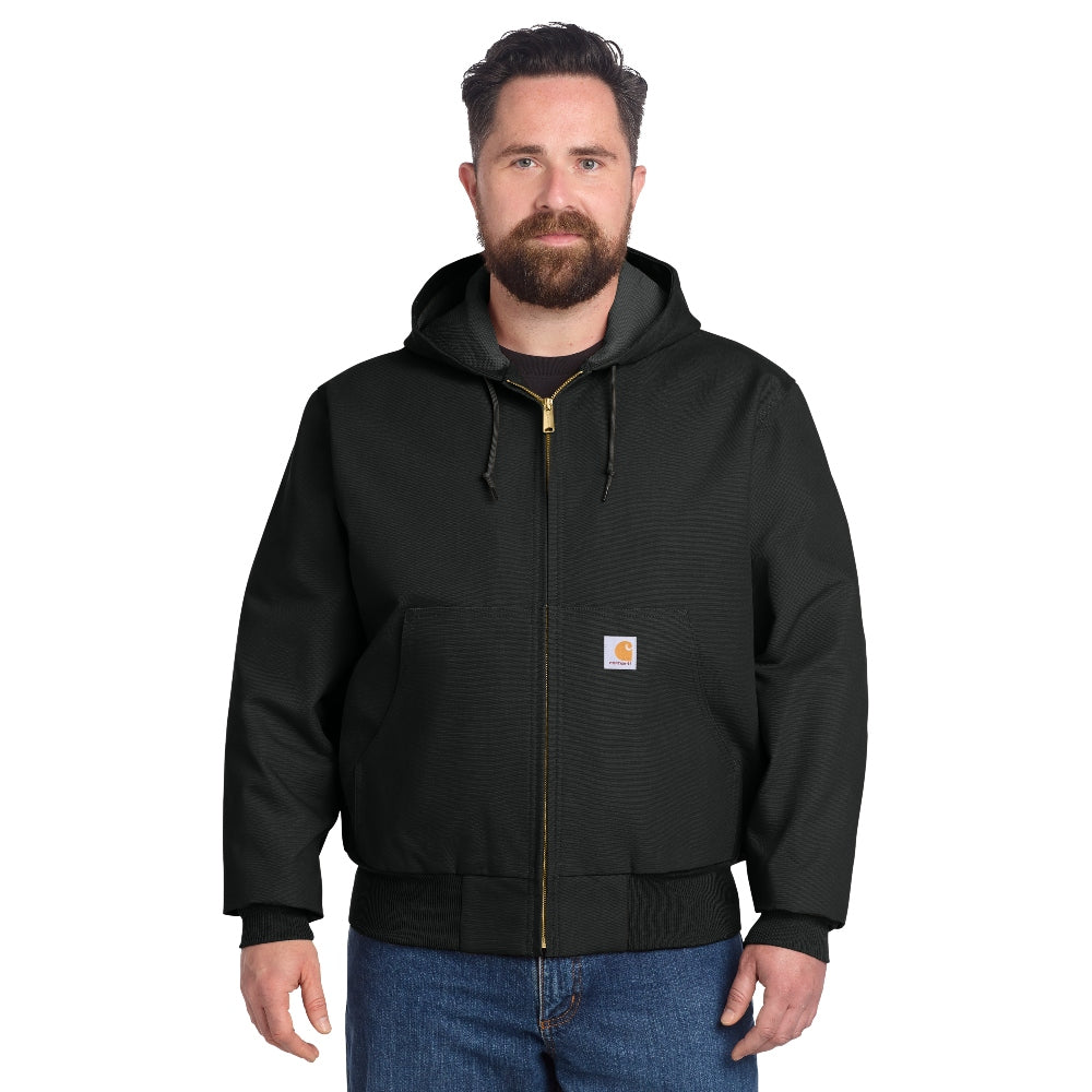 Carhartt® Thermal-Lined Duck Active Jacket - Black