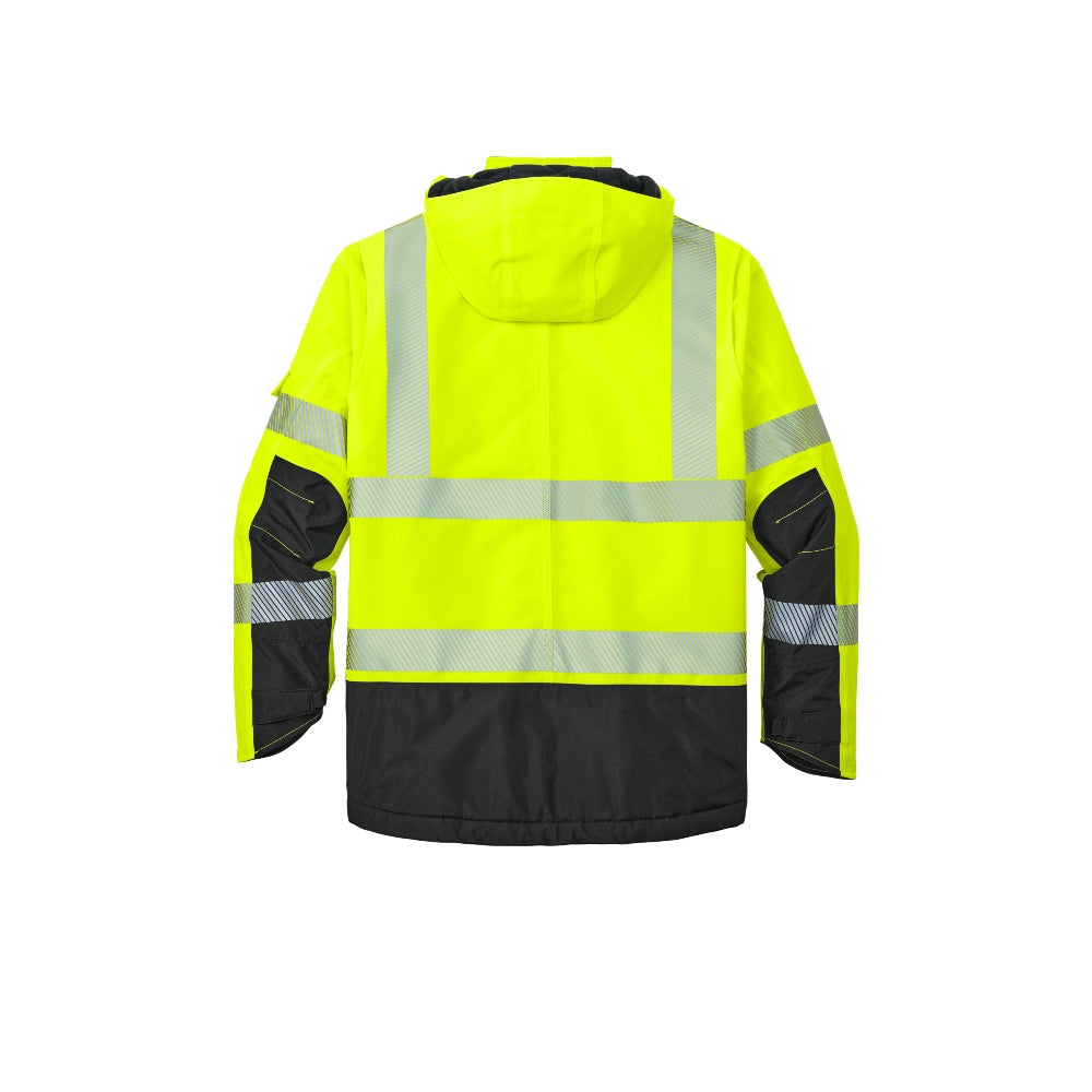 Carhartt® ANSI 107 Class 3 Waterproof Heavyweight Insulated Jacket - Brite Lime