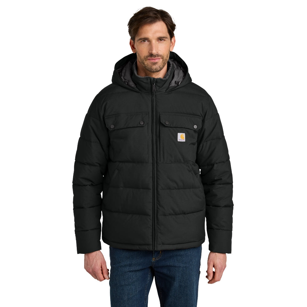 Carhartt® Montana Insulated Hooded Jacket - Black