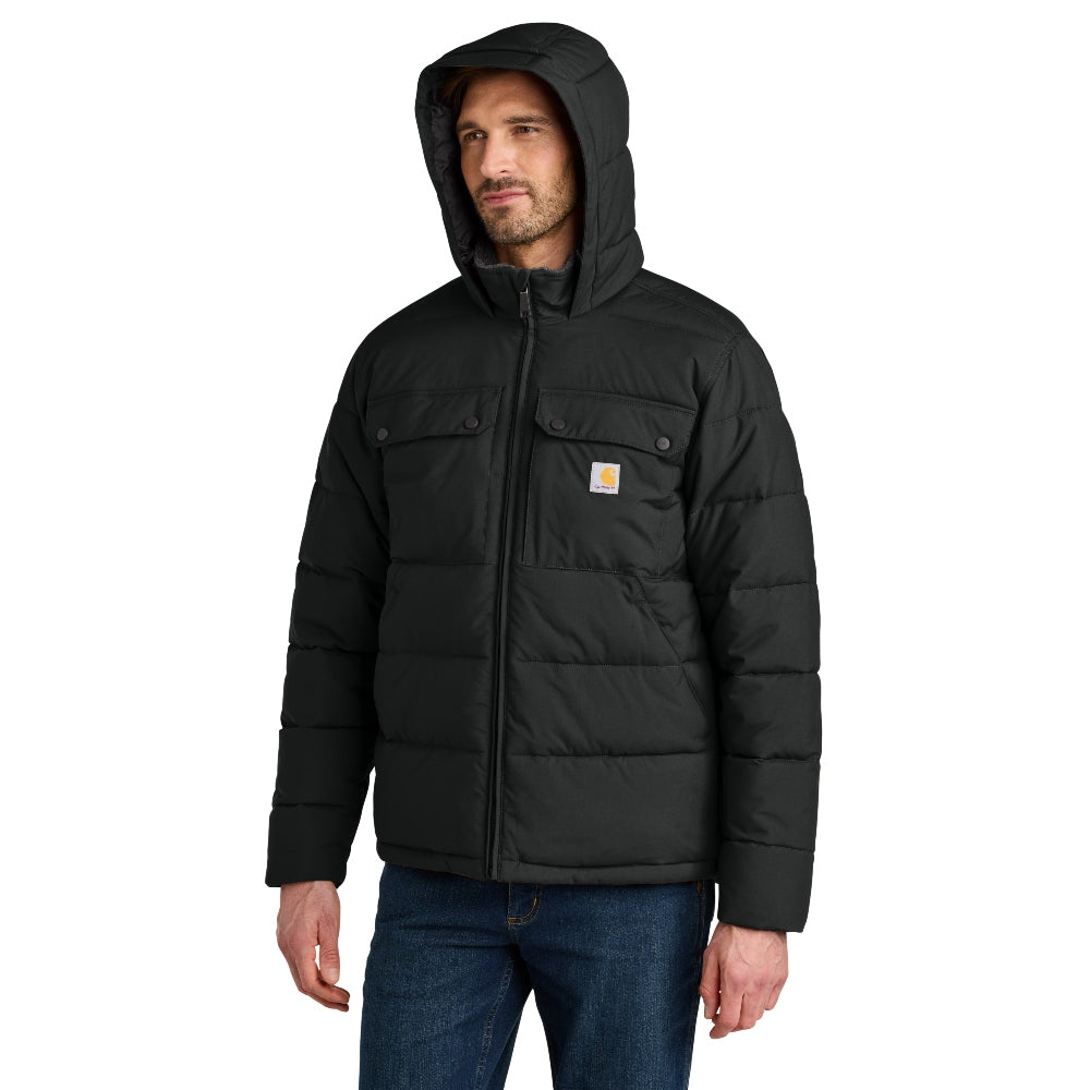 Carhartt® Montana Insulated Hooded Jacket - Black