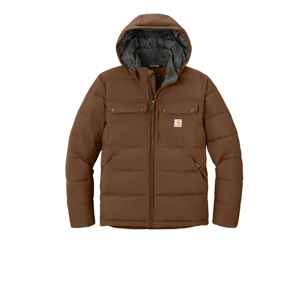 Carhartt® Montana Insulated Hooded Jacket - Red Duck Brown