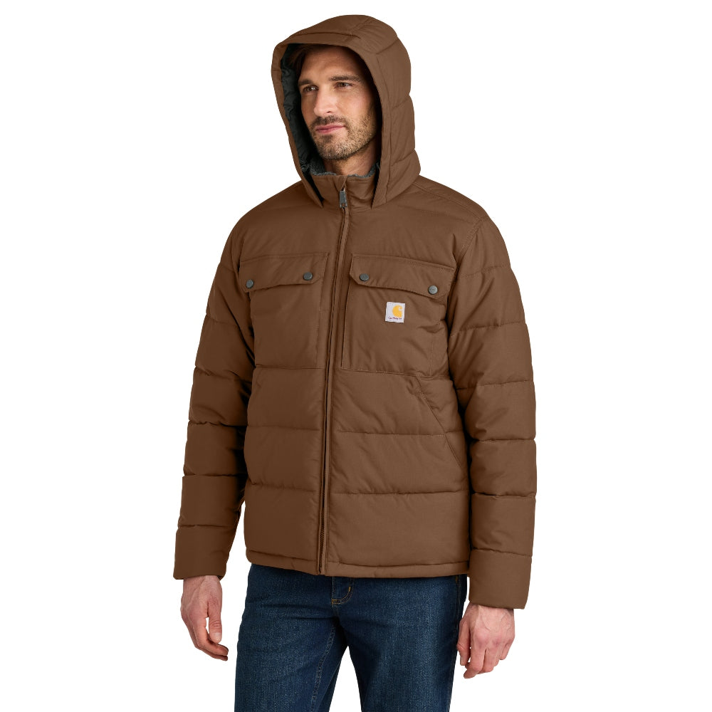 Carhartt® Montana Insulated Hooded Jacket - Red Duck Brown