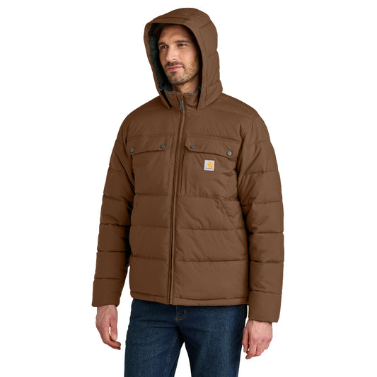 Carhartt® Montana Insulated Hooded Jacket - Red Duck Brown