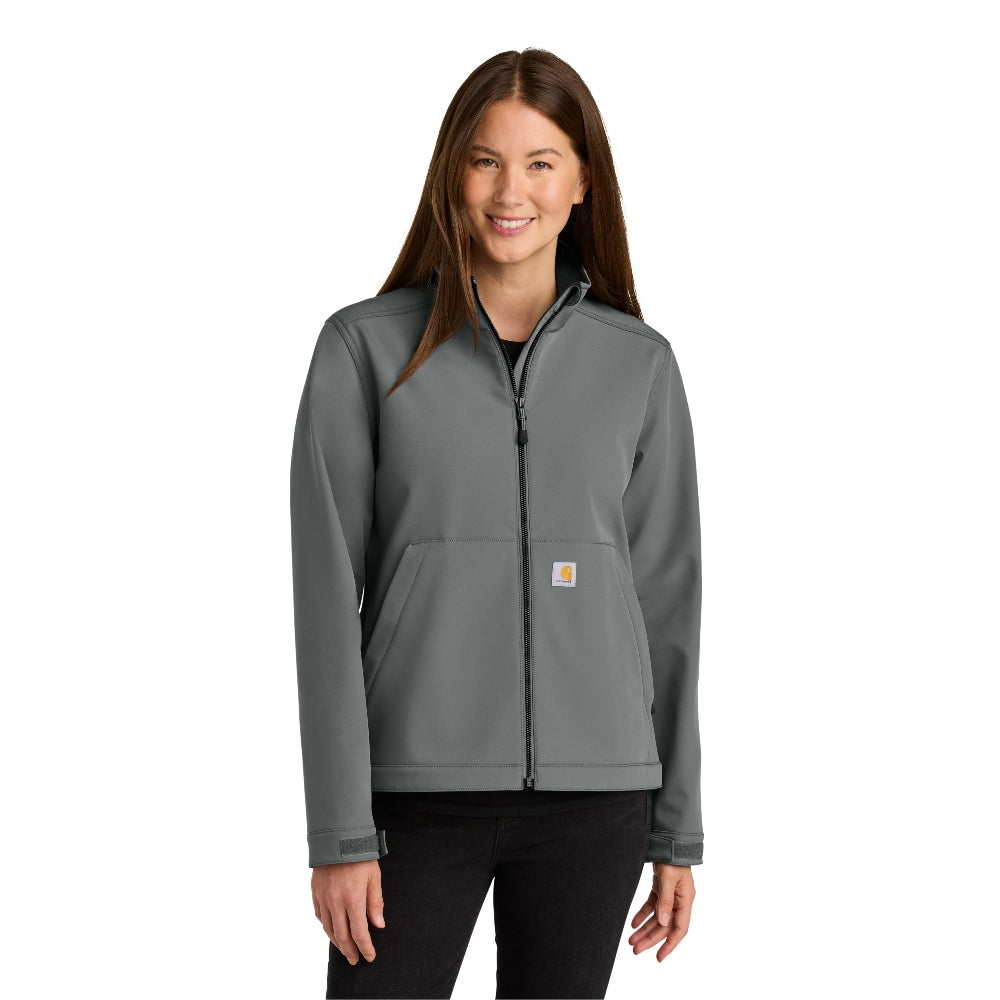 Carhartt® Women’s Rain Defender® Soft Shell Jacket - Steel
