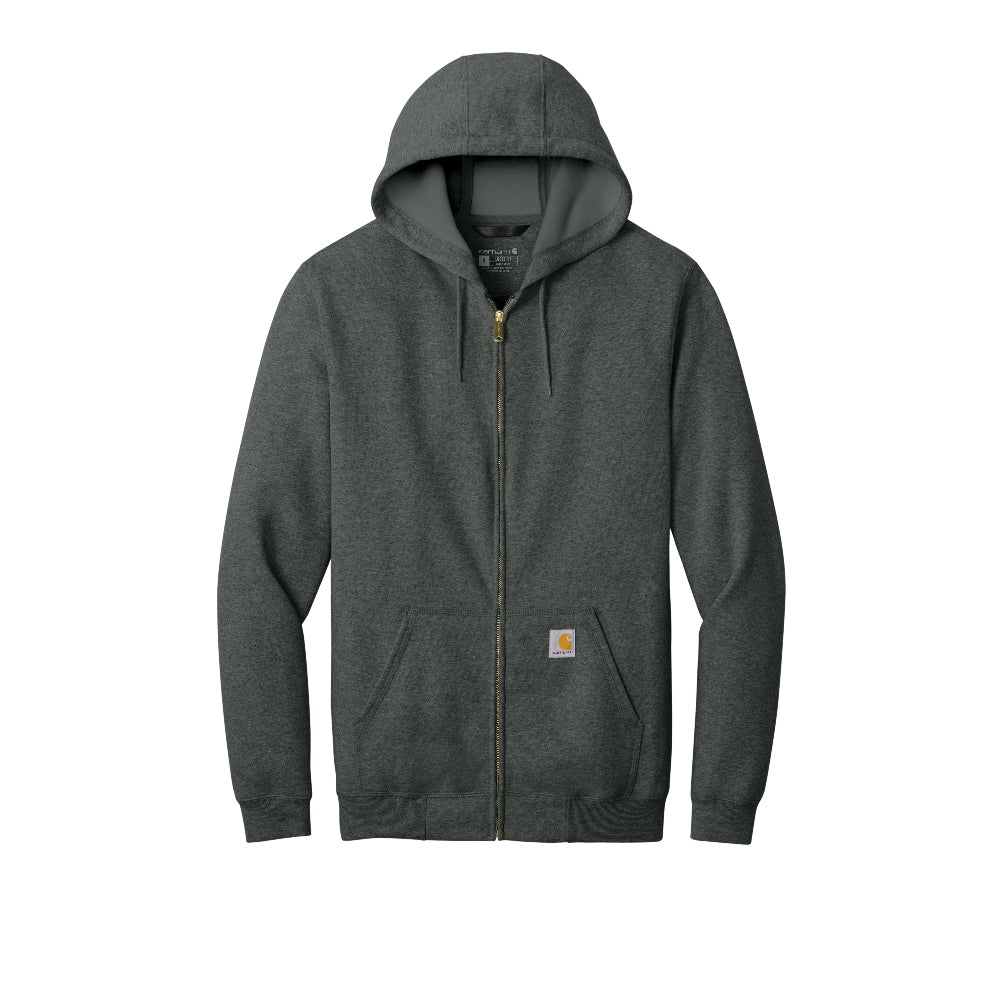 Carhartt® Midweight Hooded Zip-Front Sweatshirt - Carbon Heather