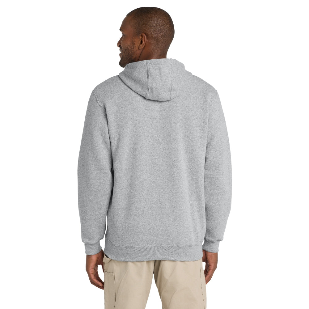 Carhartt® Midweight Hooded Zip-Front Sweatshirt - Heather Grey