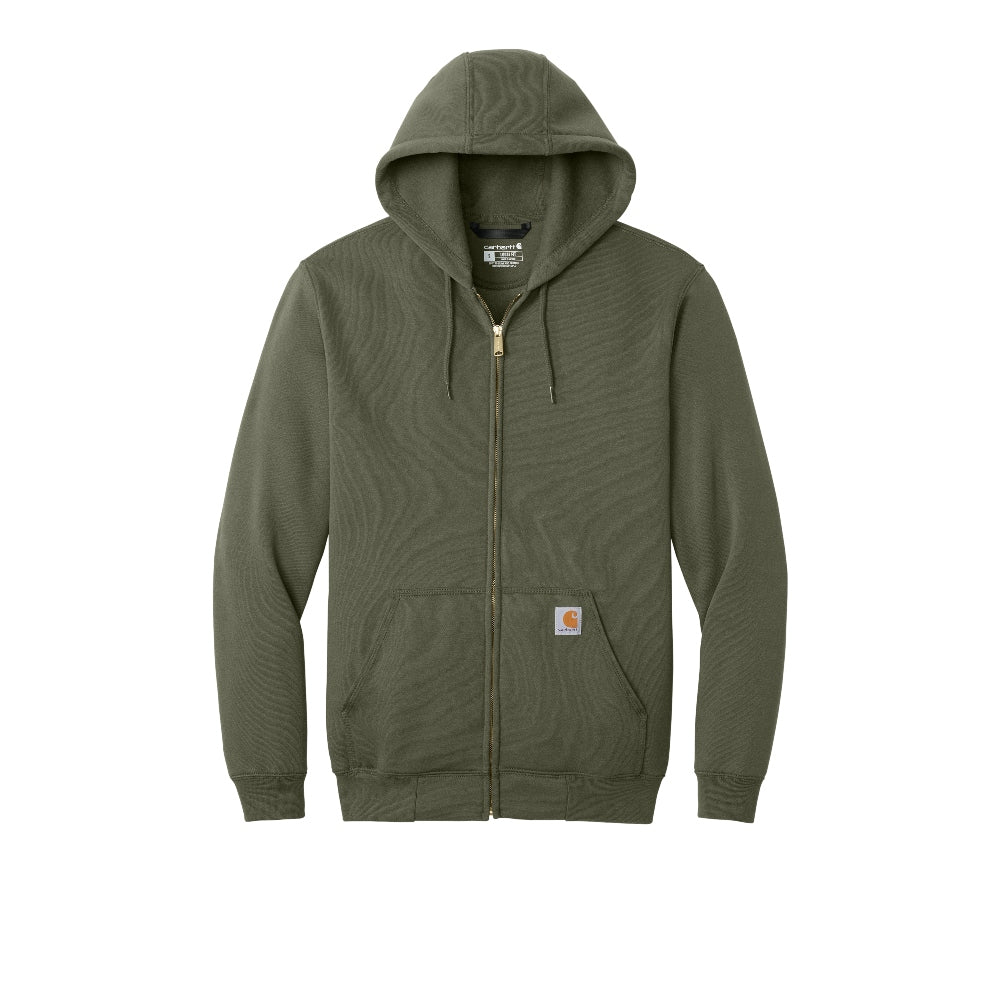 Carhartt® Midweight Hooded Zip-Front Sweatshirt - Moss