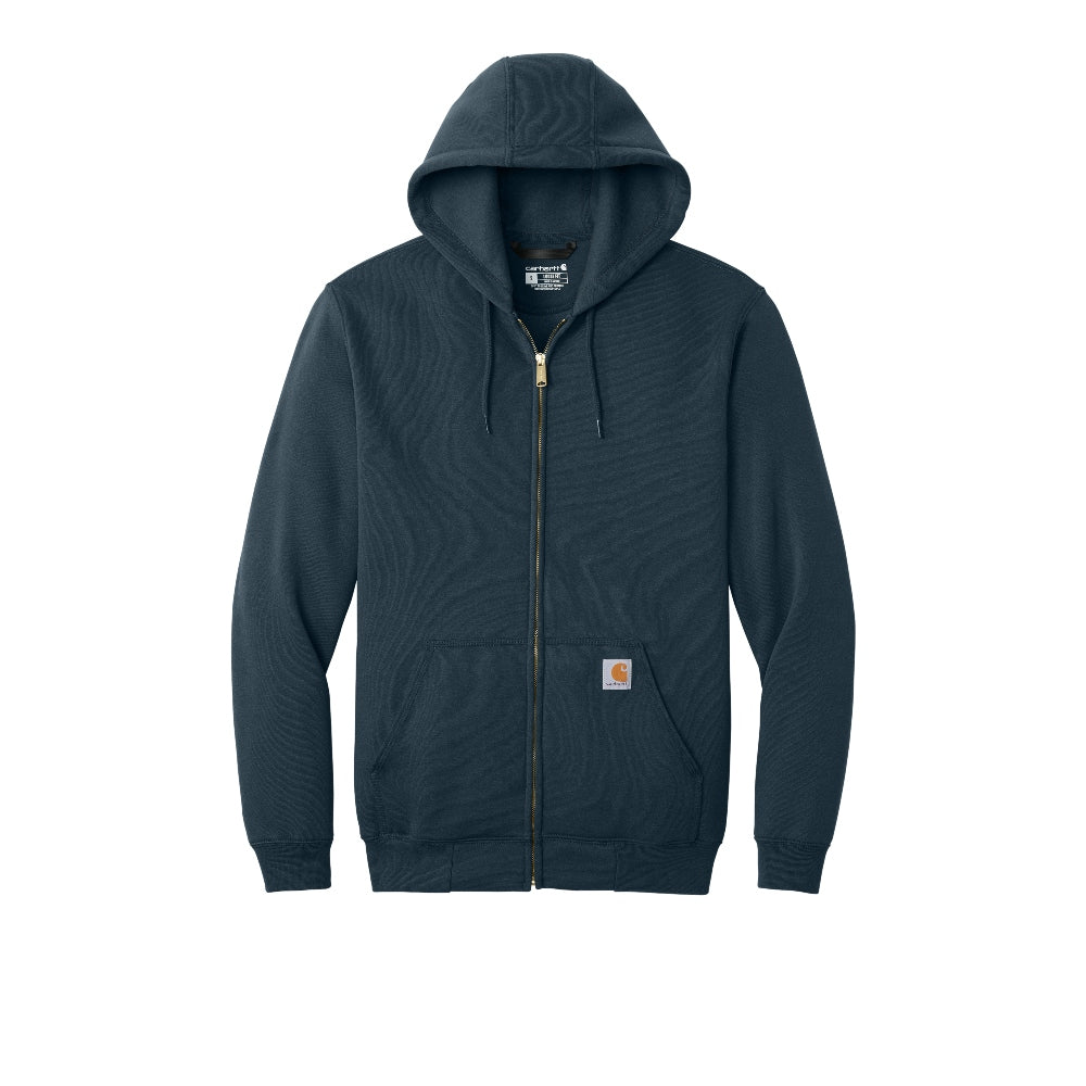 Carhartt® Midweight Hooded Zip-Front Sweatshirt - New Navy