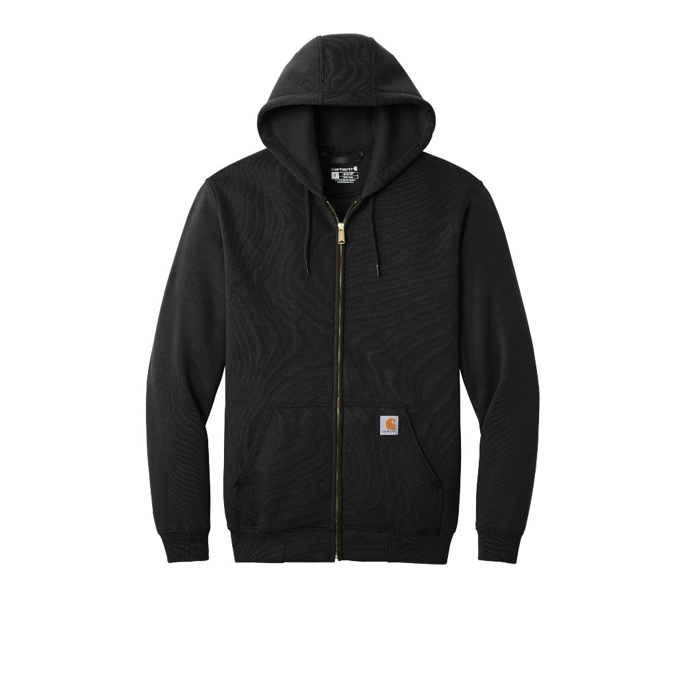 Carhartt® Midweight Hooded Zip-Front Sweatshirt - Black