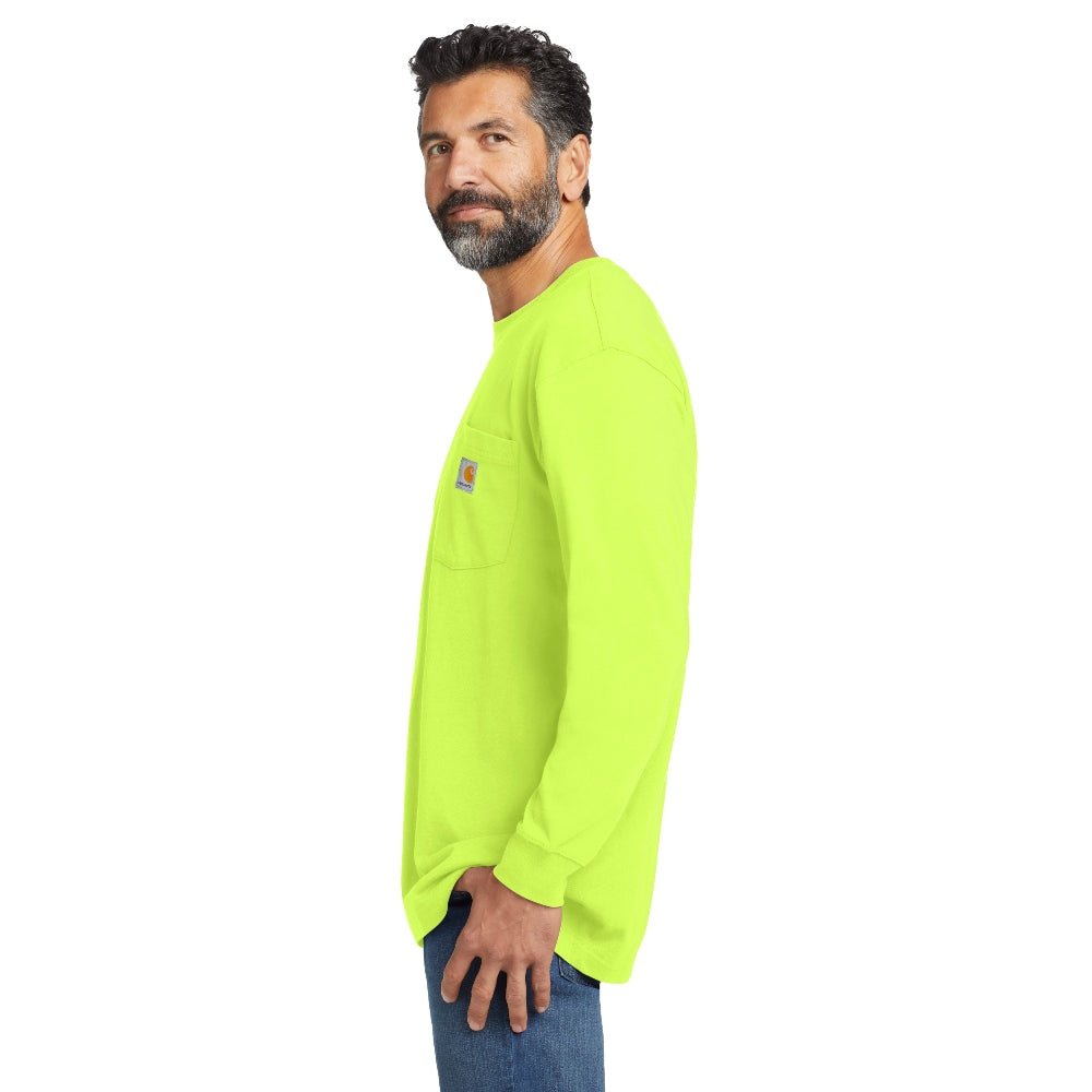 Carhartt® Workwear Pocket Long Sleeve T-Shirt - Brite Lime