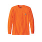 Carhartt® Workwear Pocket Long Sleeve T-Shirt - Brite Orange