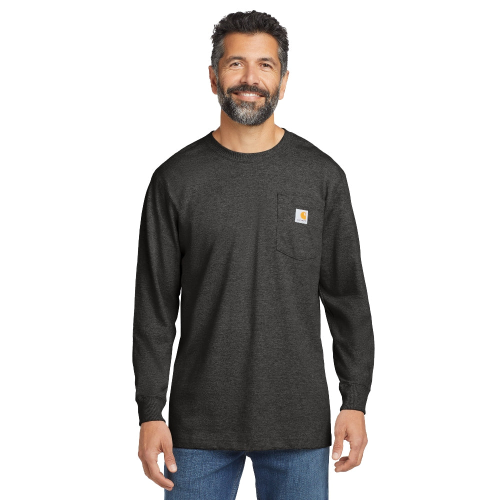 Carhartt® Workwear Pocket Long Sleeve T-Shirt - Carbon Heather