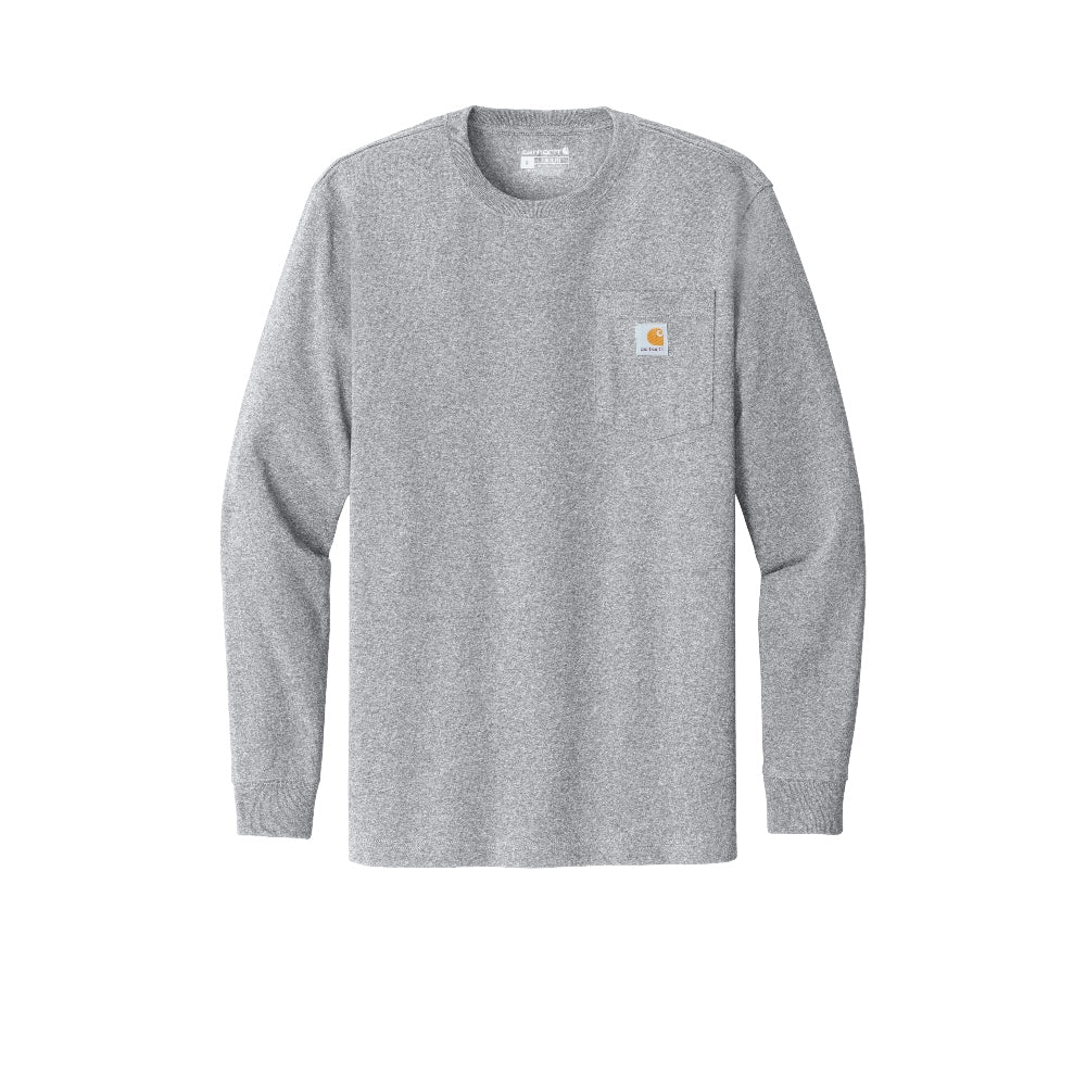 Carhartt® Workwear Pocket Long Sleeve T-Shirt - Heather Grey