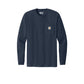 Carhartt® Workwear Pocket Long Sleeve T-Shirt - Navy