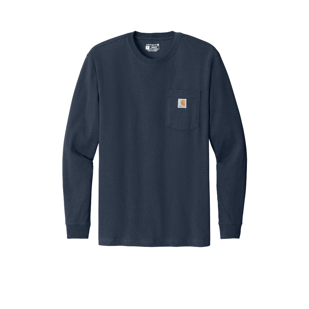 Carhartt® Workwear Pocket Long Sleeve T-Shirt - Navy